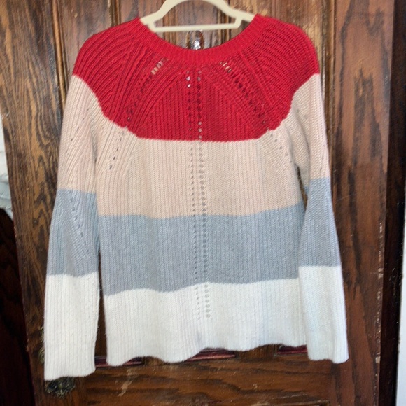 Lucky Brand Crewneck Pointelle Sweater - Picture 11 of 11